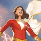 Crop of The New Champion of Shazam #! showing Mary with lightning around her.